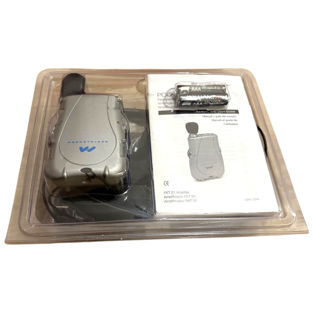 Williams Sound Pocketalker Ultra with Rear-Wear Headphone - PKTDEH TESTED